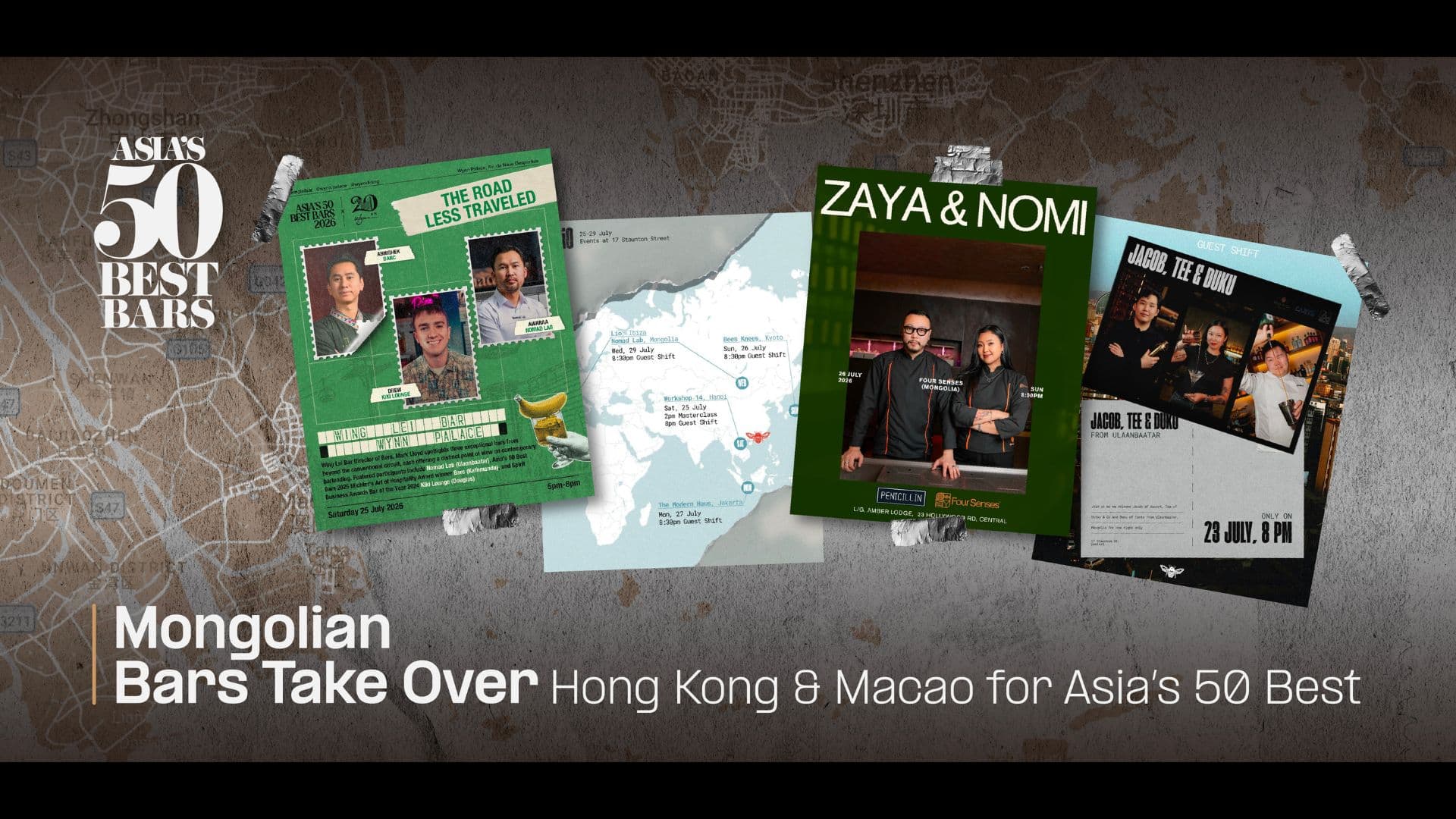 Mongolian Bars Take Over Hong Kong & Macao During Asia’s 50 Best Bars Week